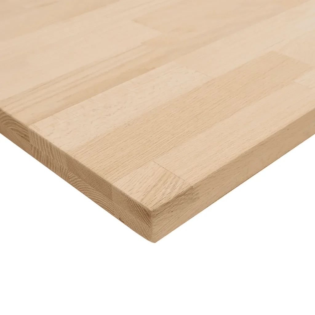 Piano di Lavoro Cucina 120x63,5x4 cm Legno Massello Rovere 4009005 - Image 10