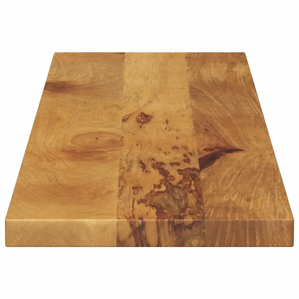 Piano per Tavolo 100x20x2,5 Rettangolare Legno Massello Mango 371556 - Image 3