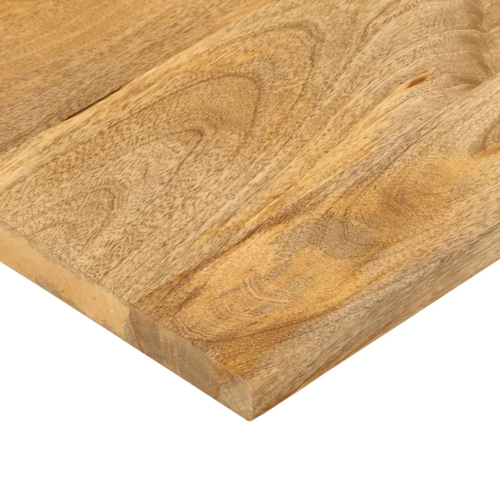 Piano per Tavolo 100x70x3,8cm Rettangolare Legno Massello Mango 371542 - Image 5