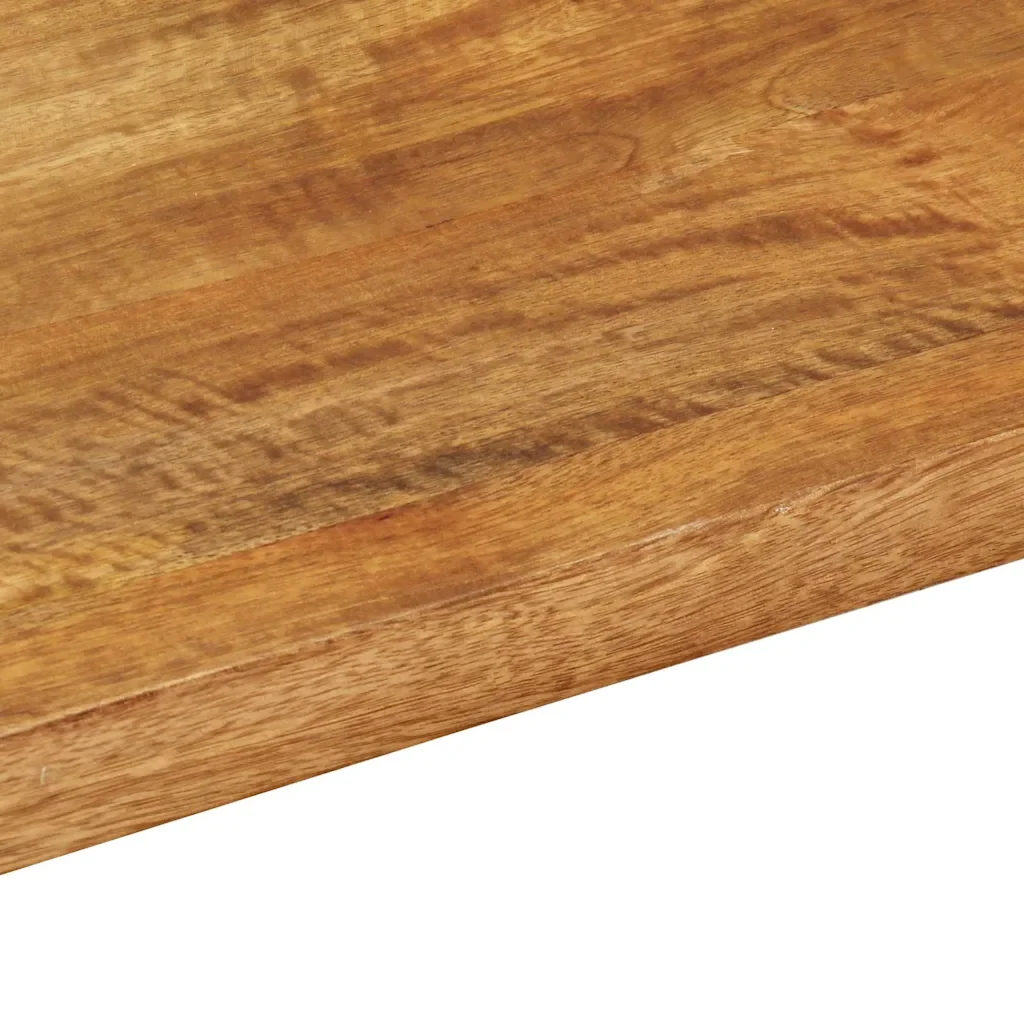 Piano per Tavolo 40x30x2,5 cm Rettangolare Legno Massello Mango 371562 - Image 6