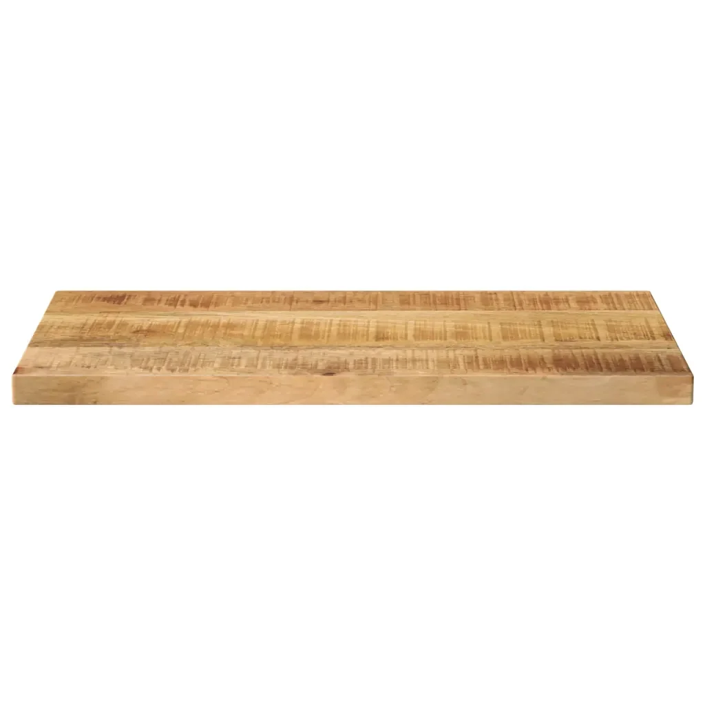 Piano per Tavolo 50x20x2,5cm Rettangolare Legno di Mango Grezzo 371280 - Image 2