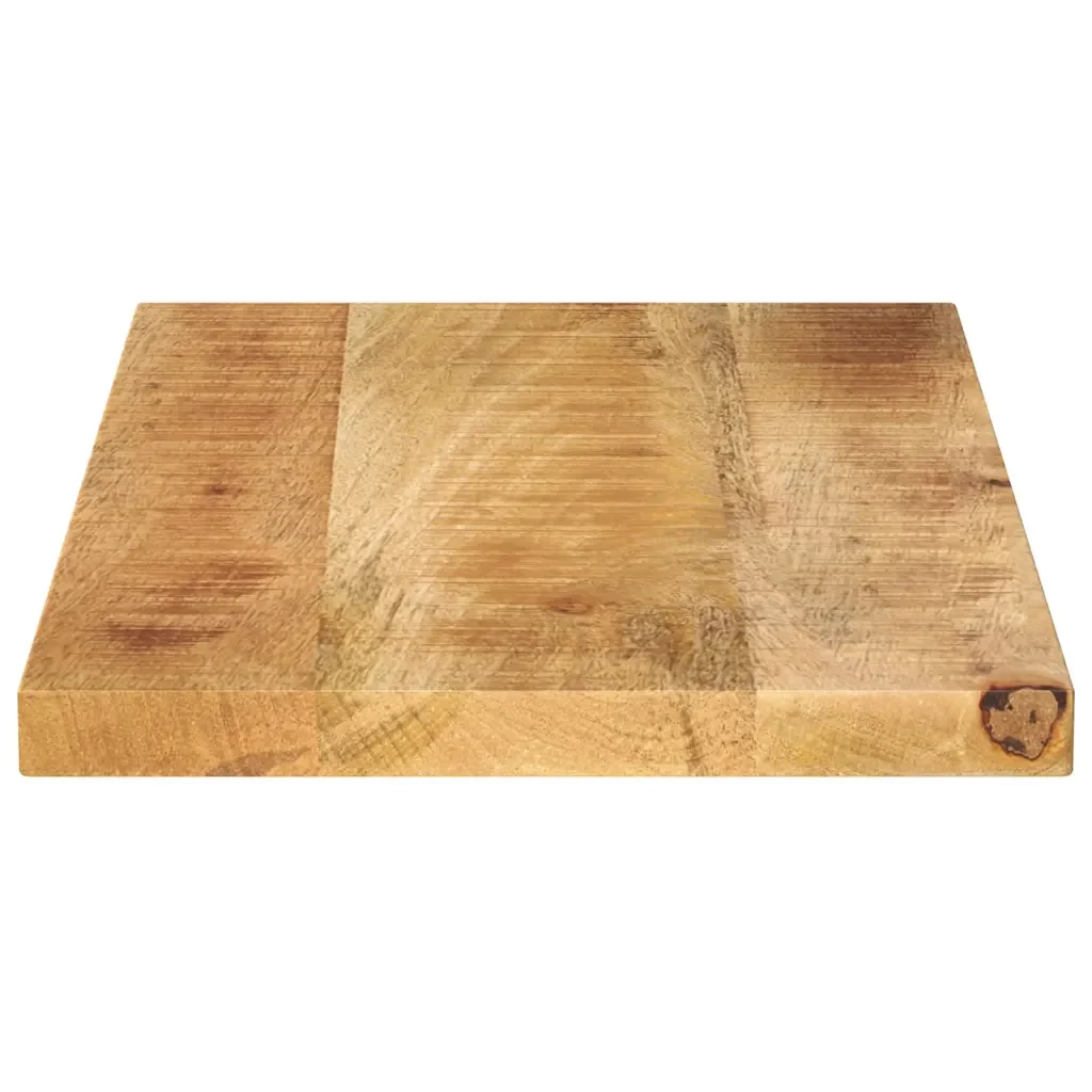 Piano per Tavolo 50x20x2,5cm Rettangolare Legno di Mango Grezzo 371280 - Image 3