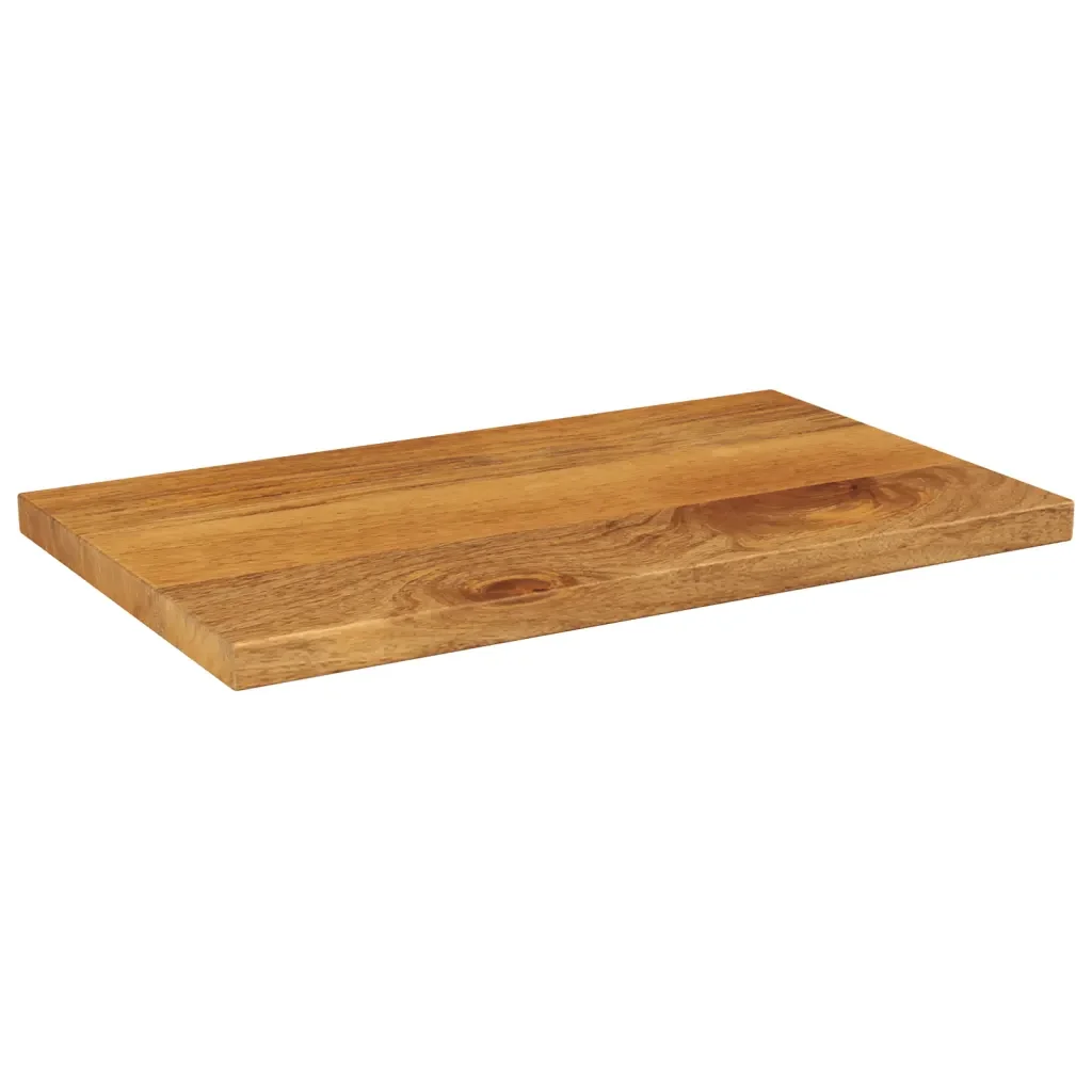 Piano per Tavolo 50x40x2,5 cm Rettangolare Legno Massello Mango 371575