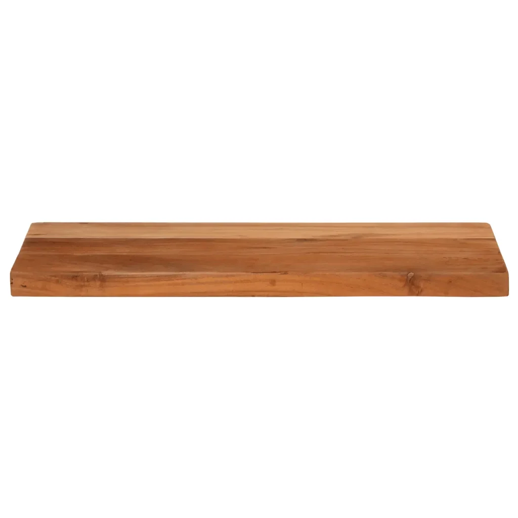 Piano per Tavolo 50x40x2,5cm Rettangolare Legno Massello Acacia 370903 - Image 2