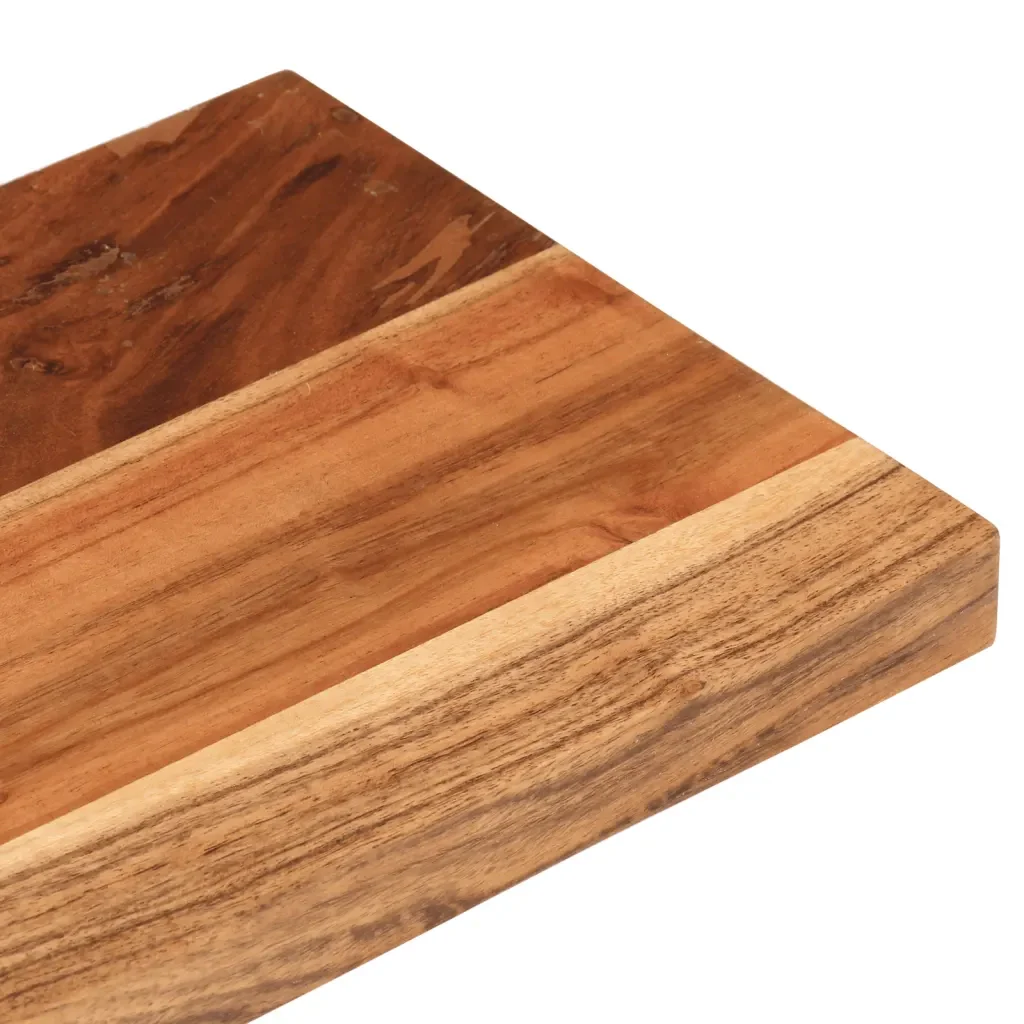 Piano per Tavolo 50x40x2,5cm Rettangolare Legno Massello Acacia 370903 - Image 6