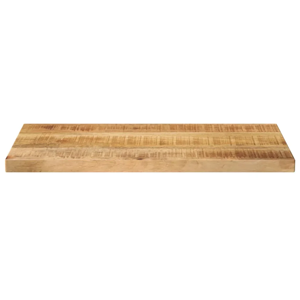 Piano per Tavolo 60x30x2,5cm Rettangolare Legno di Mango Grezzo 371293 - Image 2