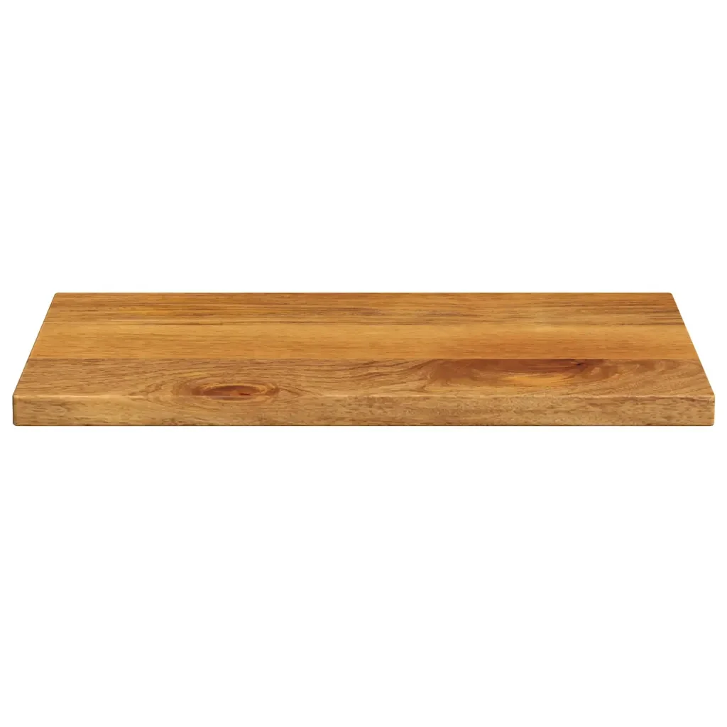 Piano per Tavolo 60x40x2,5 cm Rettangolare Legno Massello Mango 371576 - Image 2