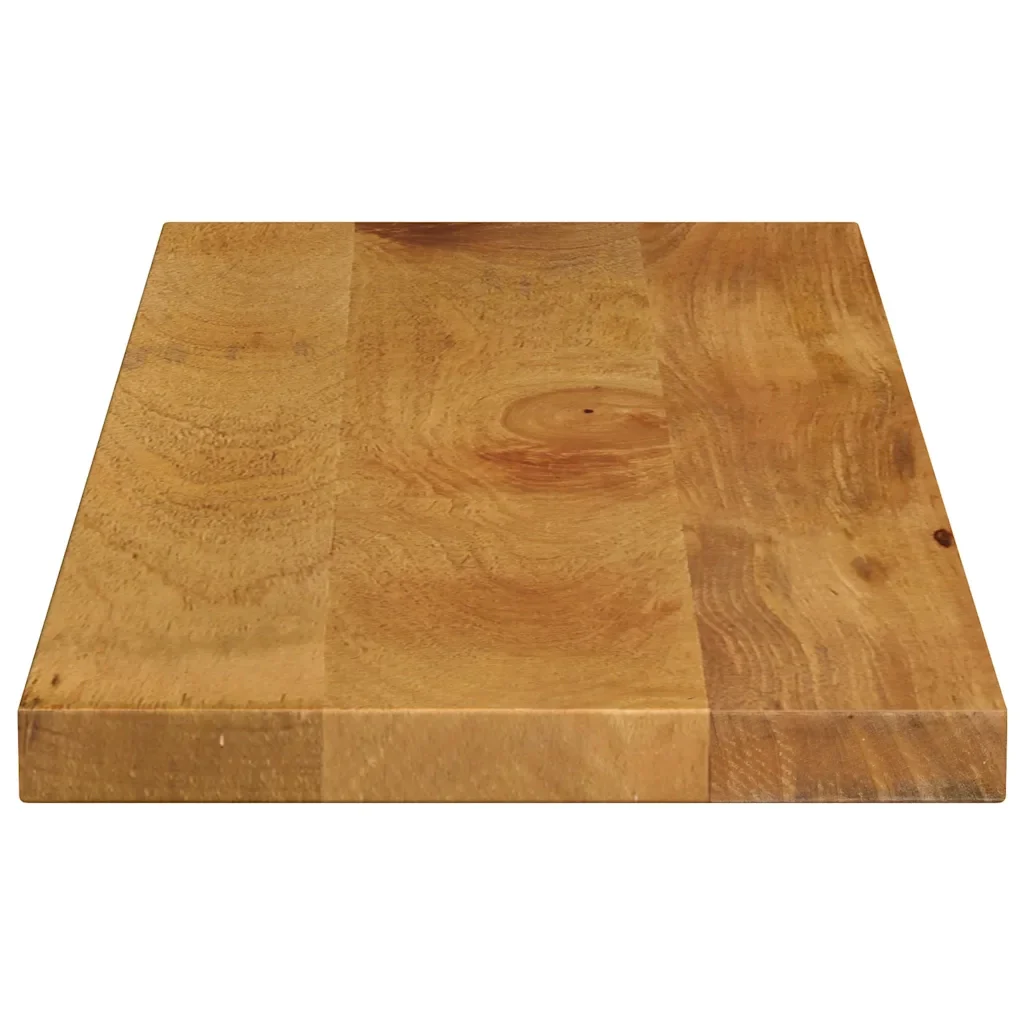 Piano per Tavolo 70x40x2,5 cm Rettangolare Legno Massello Mango 371577 - Image 3