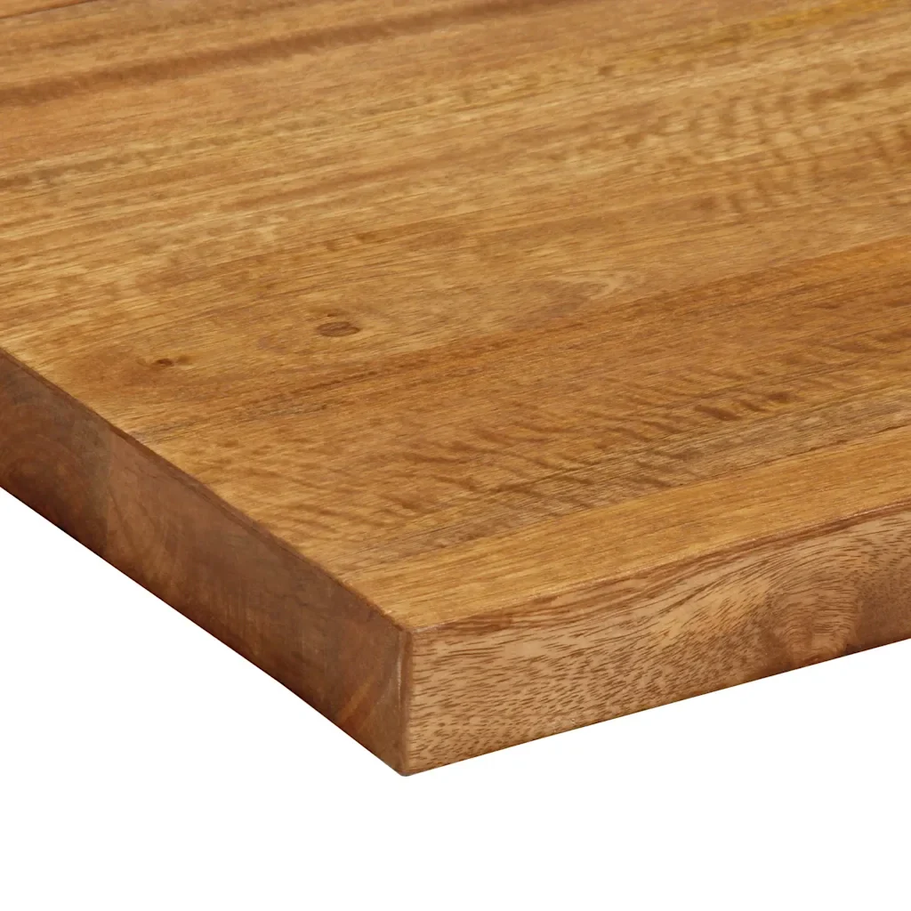 Piano per Tavolo 70x40x2,5 cm Rettangolare Legno Massello Mango 371577 - Image 5