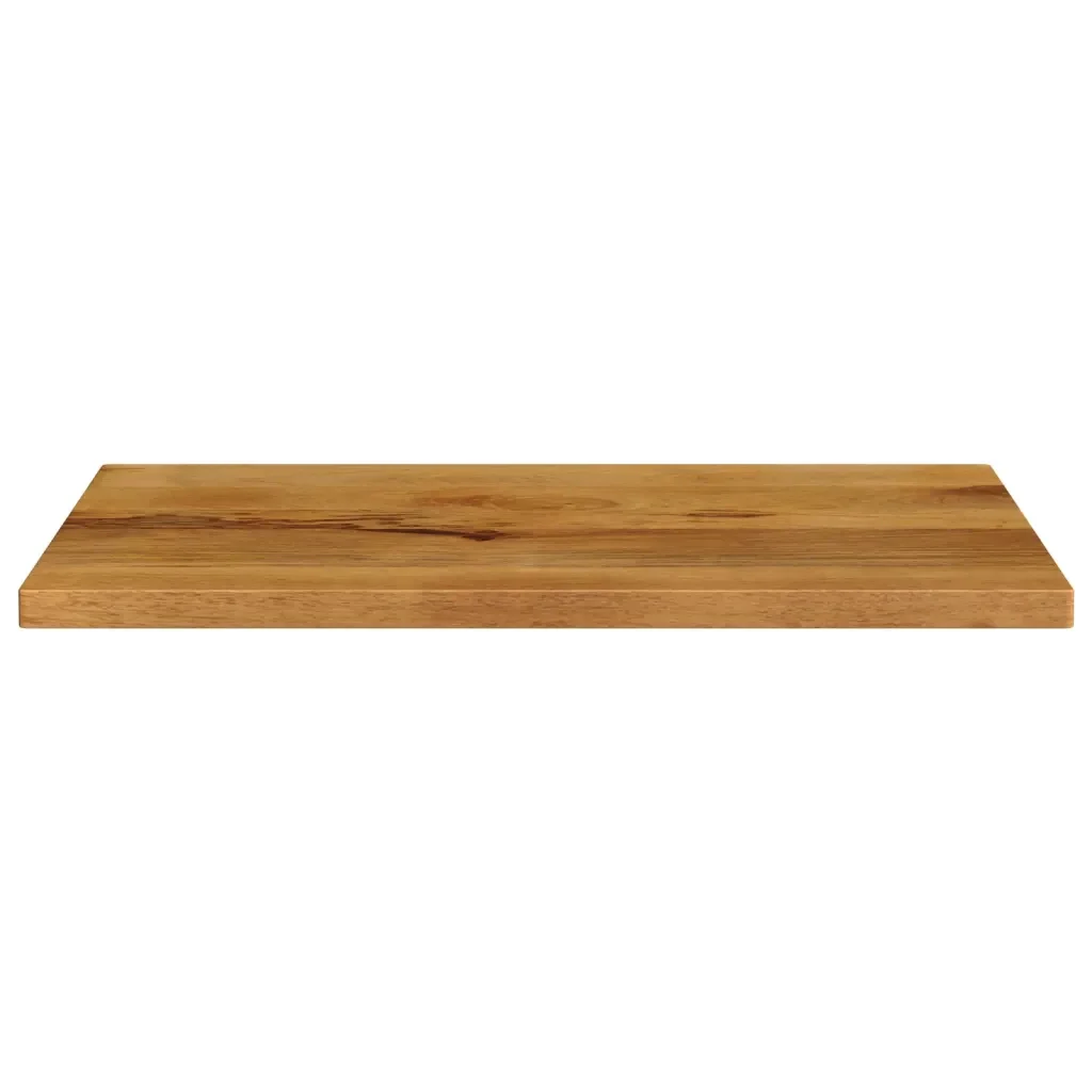Piano per Tavolo 80x50x2,5 cm Rettangolare Legno Massello Mango 371589 - Image 2