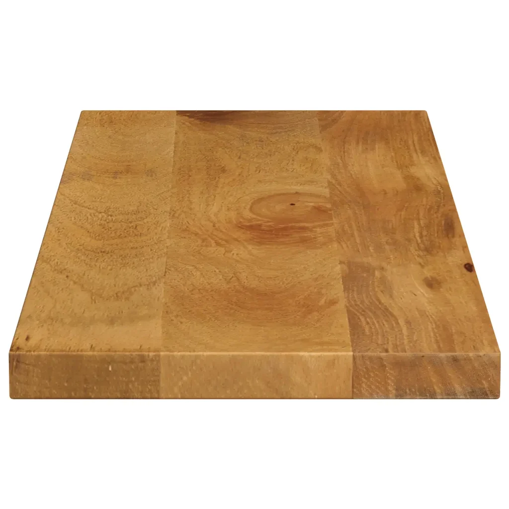 Piano per Tavolo 90x30x3,8 cm Rettangolare Legno Massello Mango 371632 - Image 3