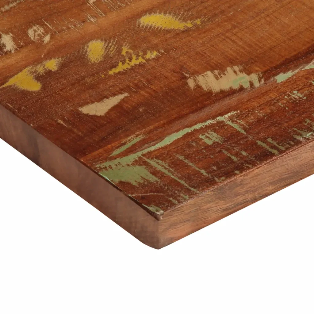 Piano Tavolo 140x40x3,8 cm Rettangolare in Massello di Recupero 371117 - Image 5