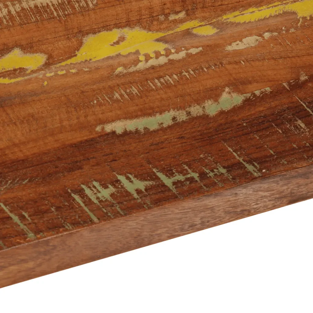 Piano Tavolo 140x40x3,8 cm Rettangolare in Massello di Recupero 371117 - Image 6