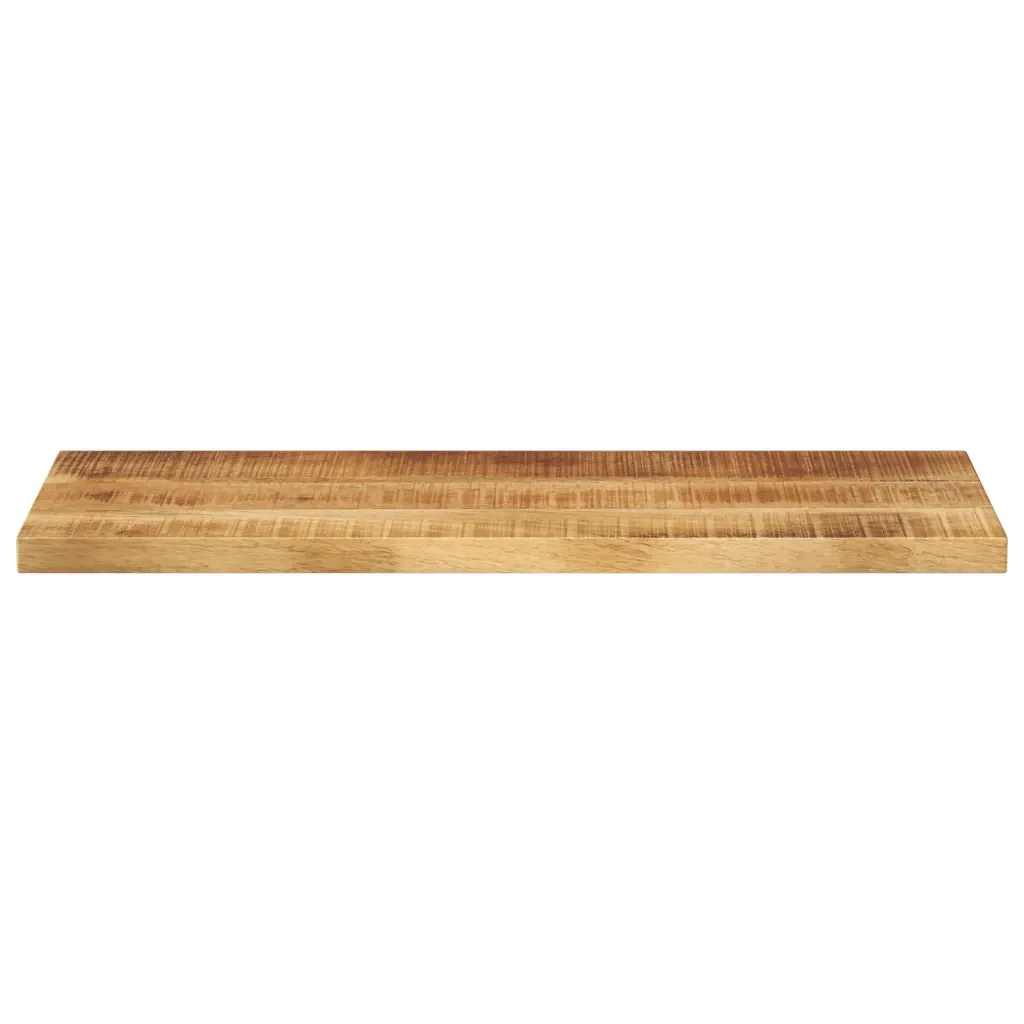 Piano Tavolo 80x40x2,5 cm Rettangolare Legno di Mango Grezzo 371307 - Image 2