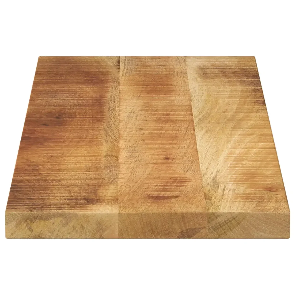 Piano Tavolo 80x40x2,5 cm Rettangolare Legno di Mango Grezzo 371307 - Image 3