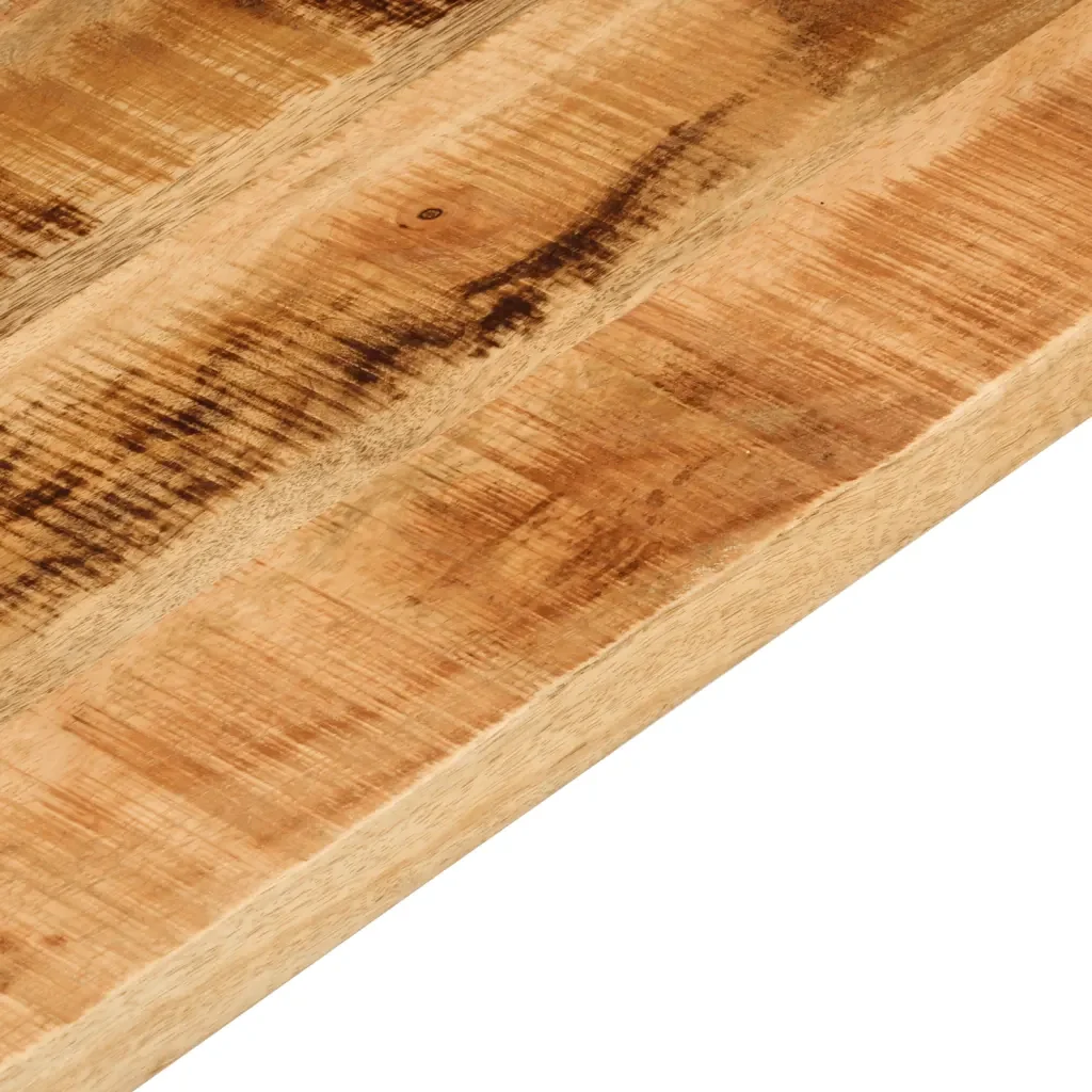 Piano Tavolo 80x40x2,5 cm Rettangolare Legno di Mango Grezzo 371307 - Image 6