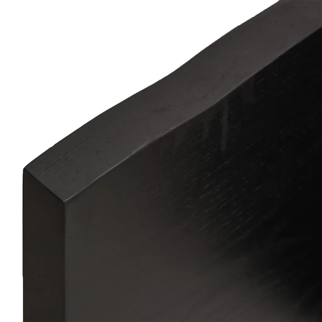 Piano Tavolo Marrone 160x50x(2-4) cm Rovere Massello Trattato 3156448 - Image 7