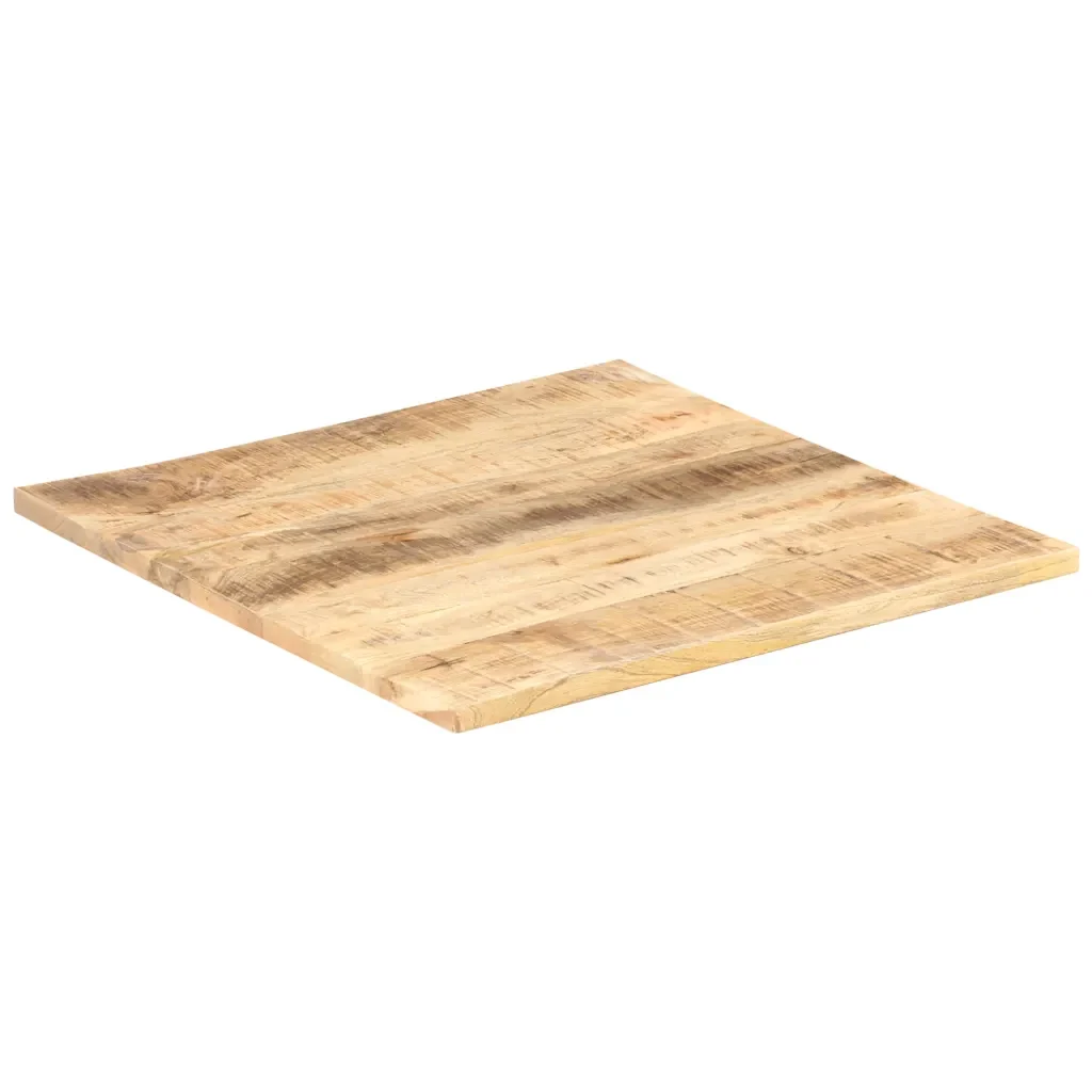 Piano Tavolo in Legno Massello di Mango 25-27 mm 60x60 cm 286020