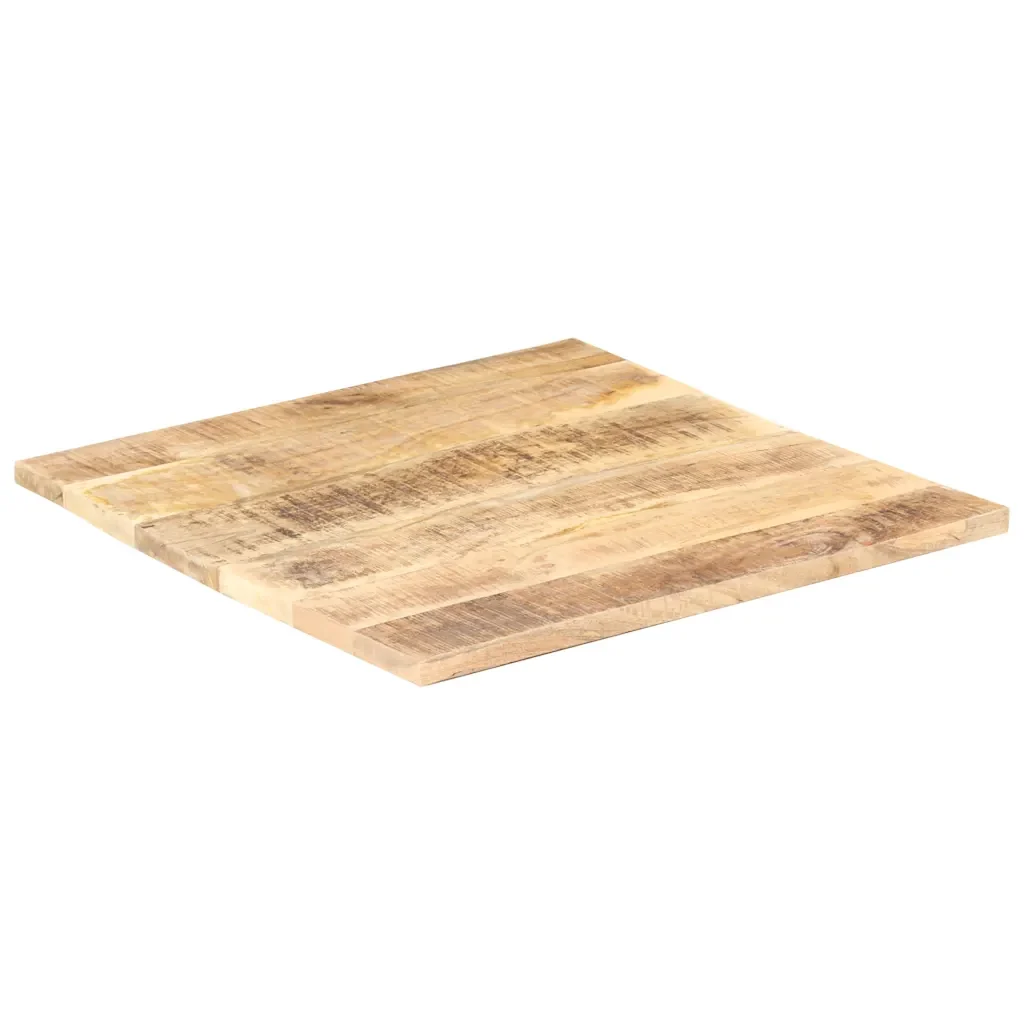 Piano Tavolo in Legno Massello di Mango 25-27 mm 60x60 cm 286020 - Image 6