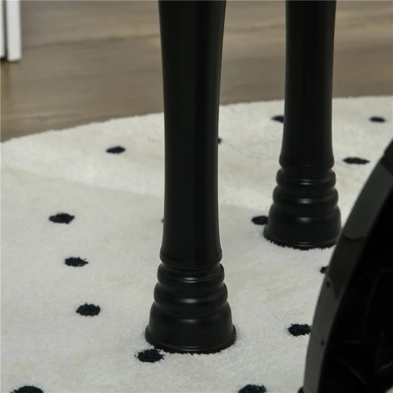 PIANOFORTE PER BAMBINI A 32 TASTI CON SGABELLO, MICROFONO, MUSICHE, LUCI E GAMBE RIMOVIBILI, NERO - Image 6