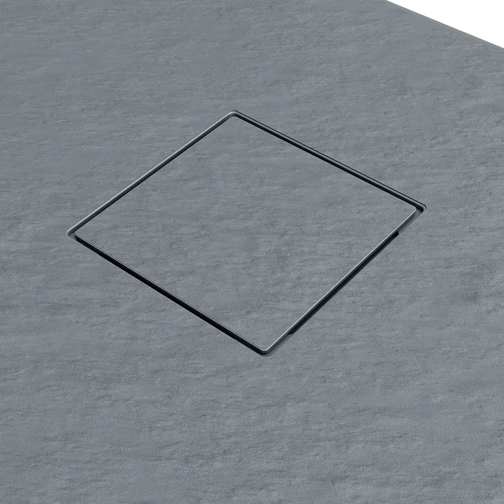 Piatto doccia 70x110 cm colore grigio effetto pietra | Samos - Image 3