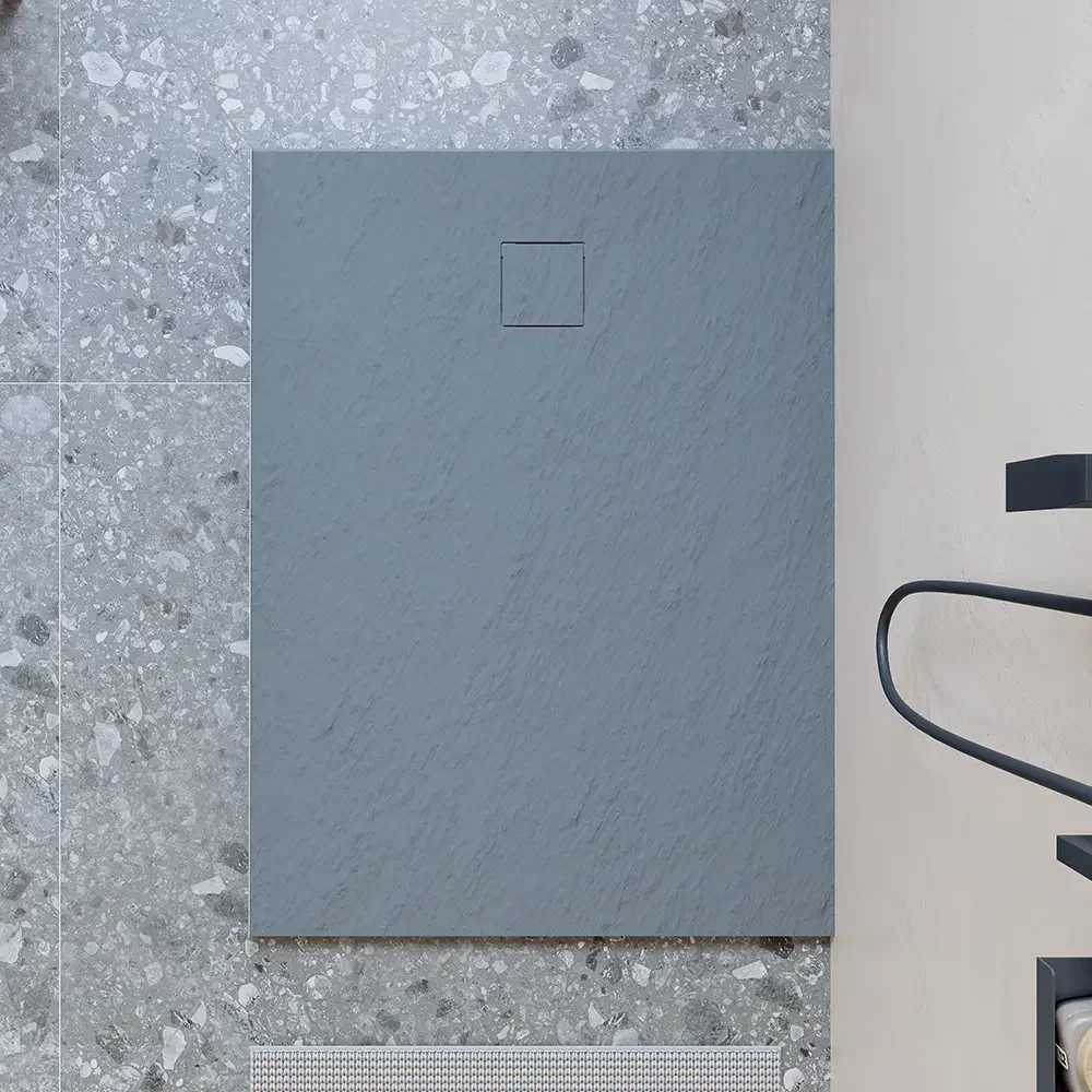 Piatto doccia 70x110 cm colore grigio effetto pietra | Samos - Image 8