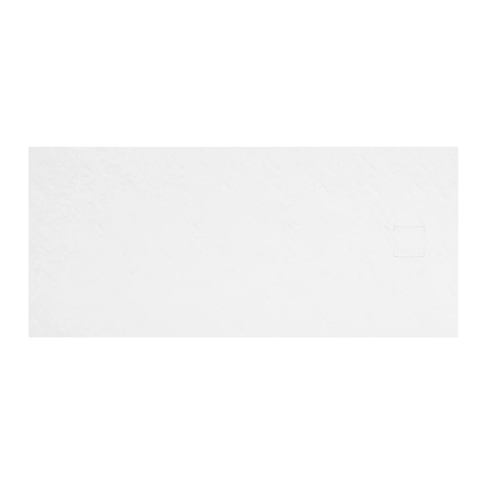 Piatto doccia 70x160 cm colore bianco effetto pietra | Samos - Image 4