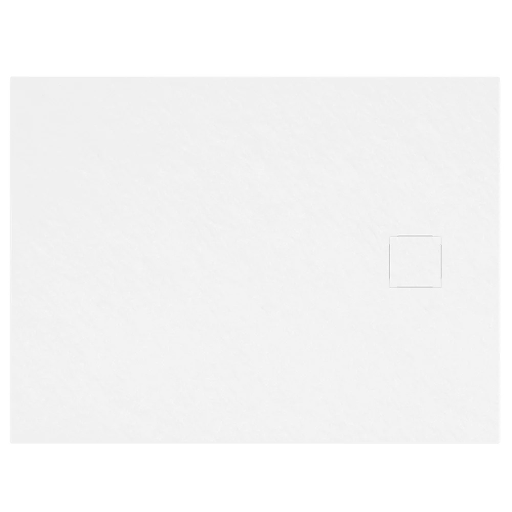 Piatto doccia 90x110 cm colore bianco effetto pietra | Samos - Image 4