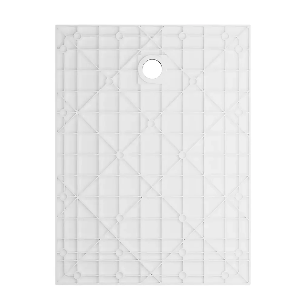 Piatto doccia 90x110 cm colore bianco effetto pietra | Samos - Image 6