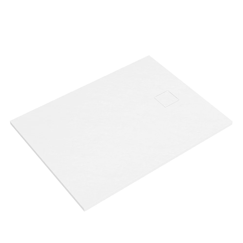 Piatto doccia 90x110 cm colore bianco effetto pietra | Samos - Image 8