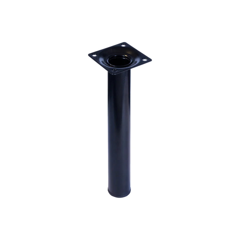 Piede tondo "Element System" - Ø 30 - H.100 mm. - nero