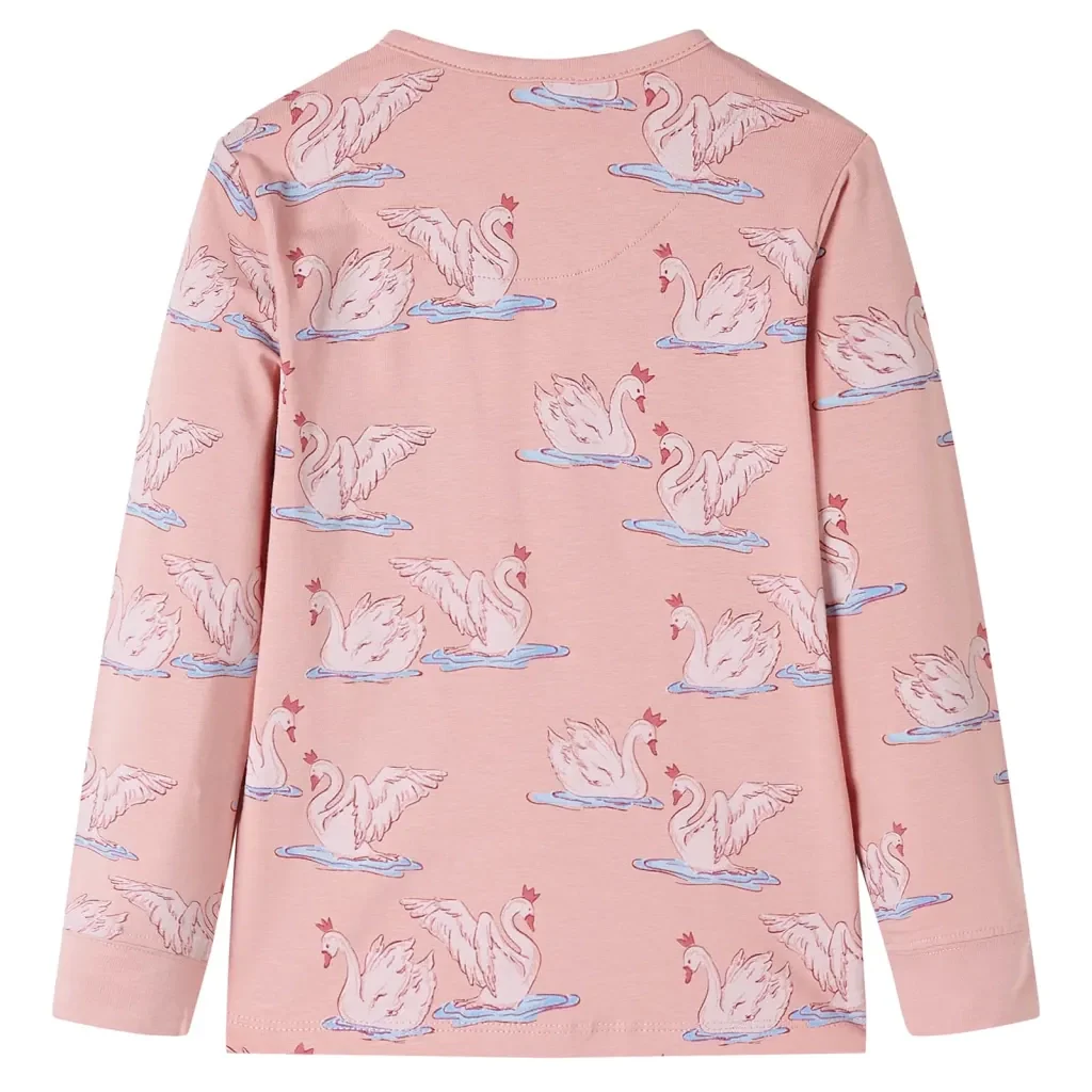 Pigiama da Bambina a Maniche Lunghe Rosa Chiaro 116 - Image 3