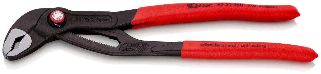 Knipex Cobra QuickSet Pinza Regolabile di Nuova Generazione per Tubi e Dadi 250mm - Image 10