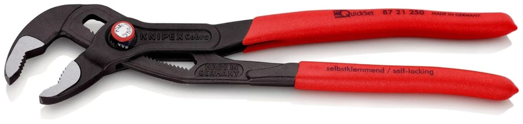 Knipex Cobra QuickSet Pinza Regolabile di Nuova Generazione per Tubi e Dadi 250mm - Image 9