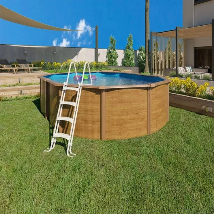 Piscina Fuori Terra Steelwood Omega - 4,90 X 3,65 X H.1,32 M - Kit Pro - Image 2