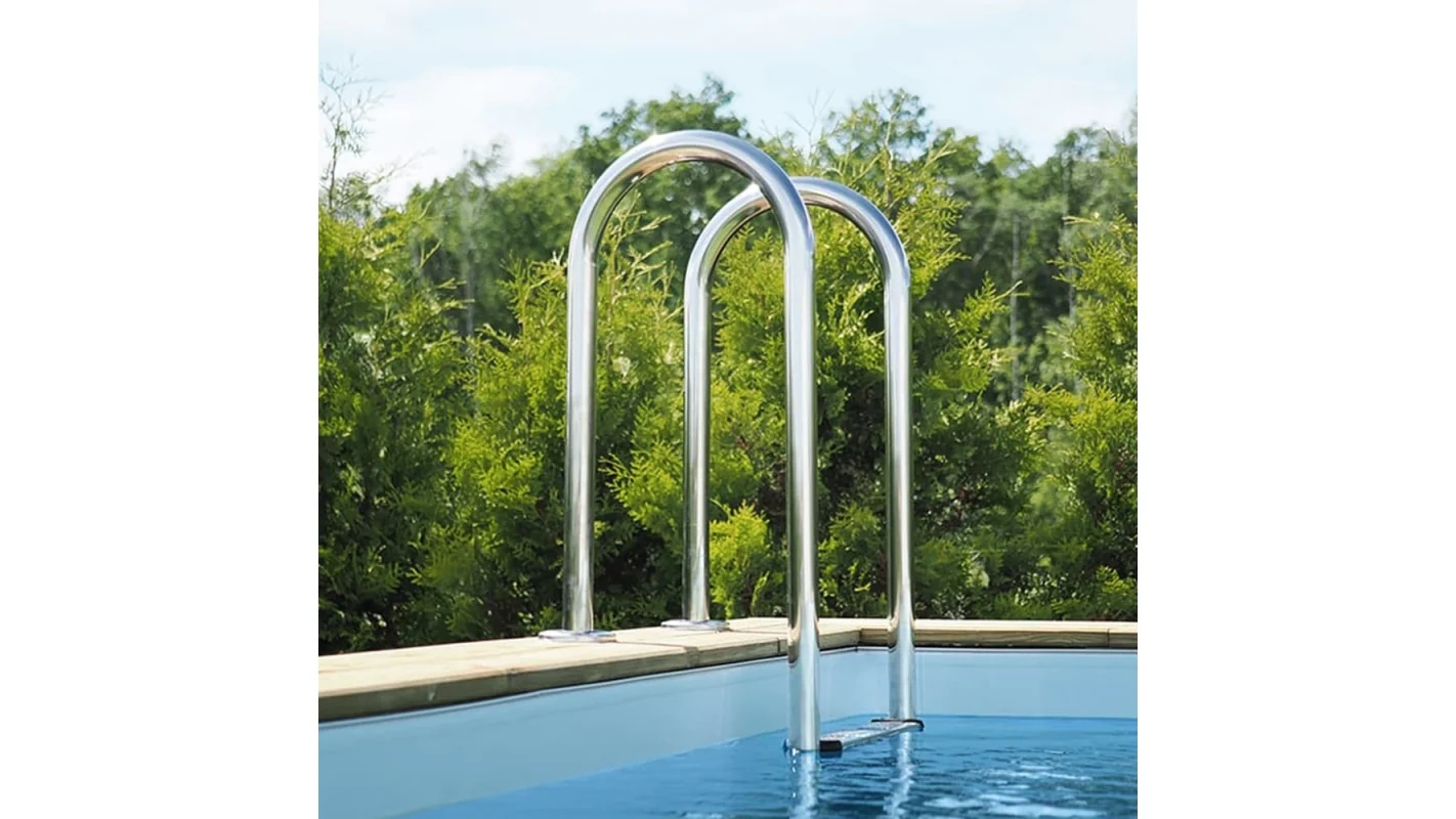 Piscina in legno Coral 3.25 x 3.25 - H.1.18 m, azzurro chiaro, autoportanti - senza cementazione - BAS7301OSP - ALTANKA - Image 7