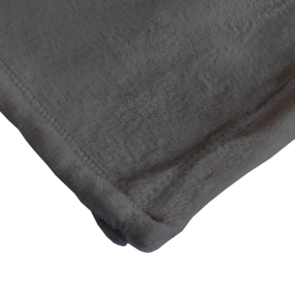 Plaid nera 130 x 170 cm FLANBERG - Image 5