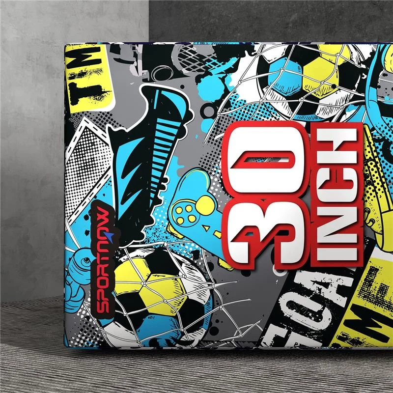 PLYO BOX 3 ALTEZZE JUMPING BOX ANTISCIVOLO PER CASA E PALESTRA, 76X61X51CM, MULTICOLORE - Image 3