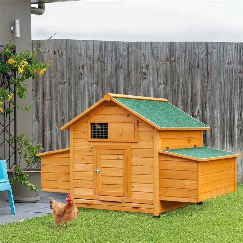 POLLAIO DA GIARDINO IMPERMEABILE IN LEGNO 150X100X96.5 CM - Image 10
