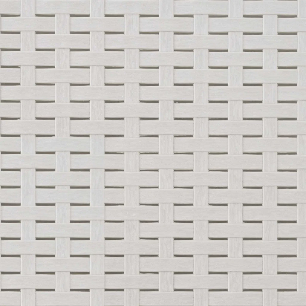 Poltrona a 1 Posto con Cuscino Aspetto Rattan PP Bianco 8011863 - Image 7