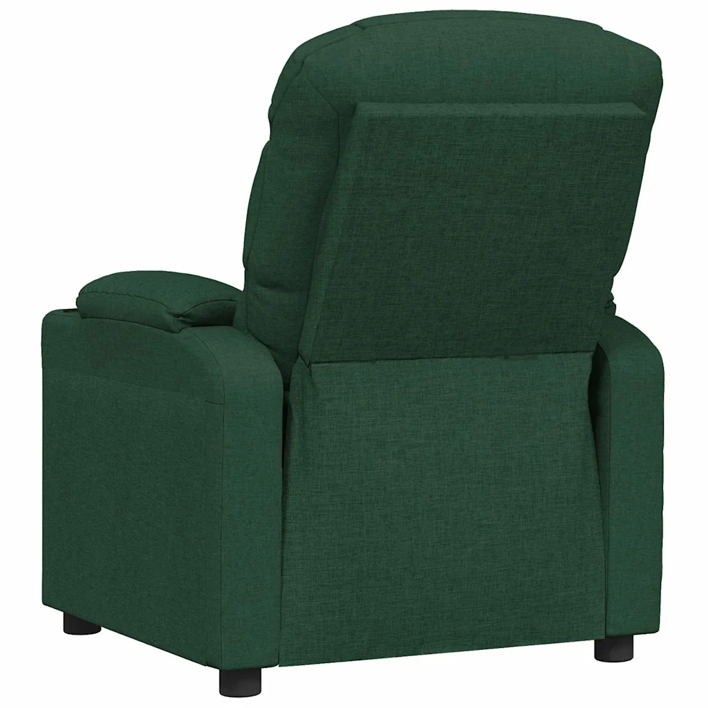 Poltrona Elettrica Reclinabile Verde Scuro in Tessuto 3143497 - Image 6