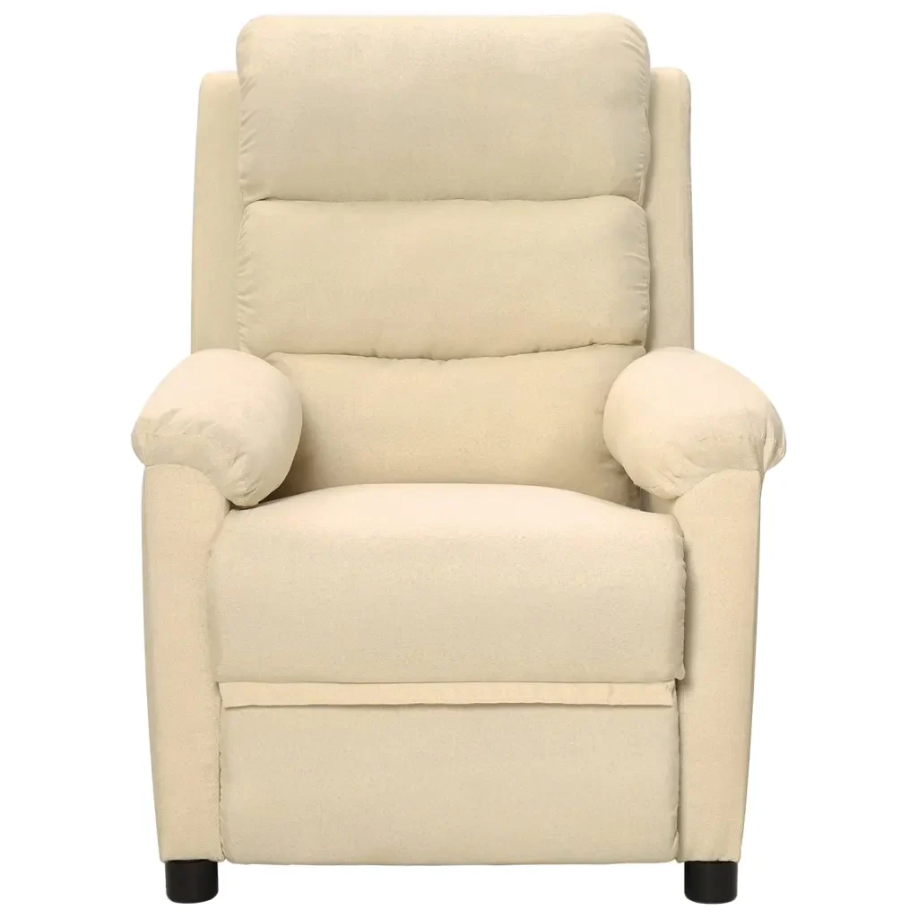 Poltrona Massaggiante Crema in Tessuto 342360