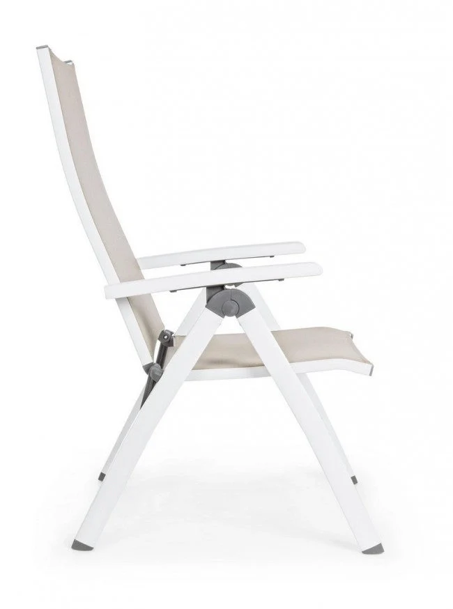 Poltrona Reclinabile 59x71x113h cm Cruise Bianco Gk50 - Image 5