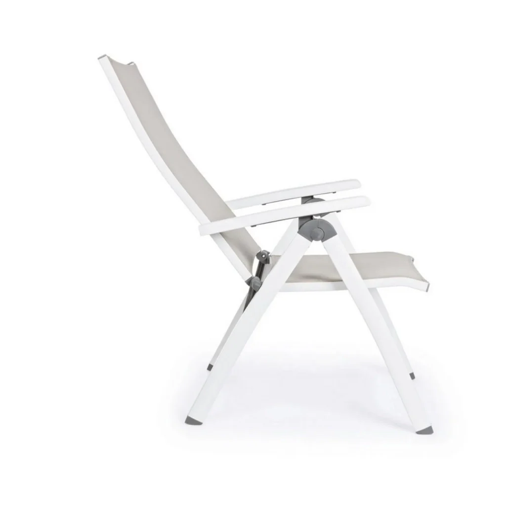 Poltrona Reclinabile 59x71x113h cm Cruise Bianco Gk50 - Image 6