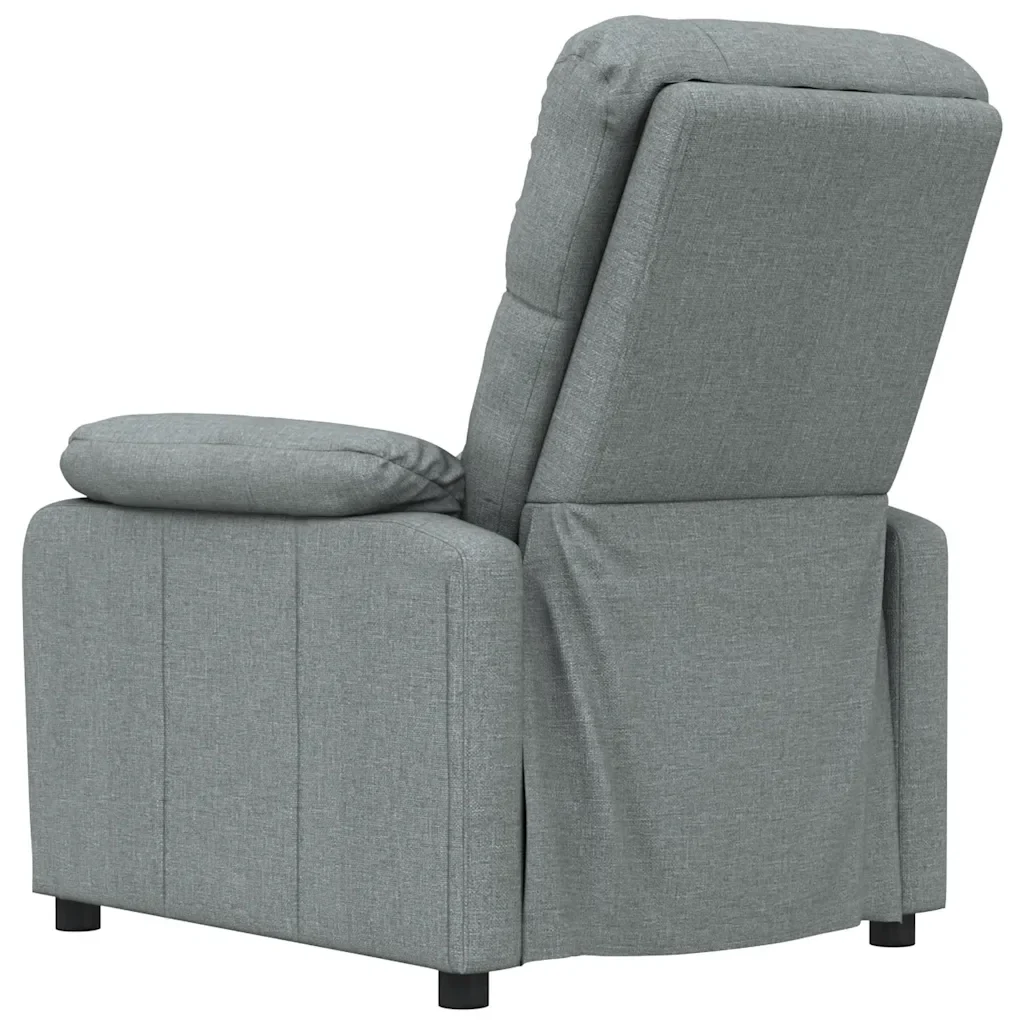 Poltrona Reclinabile in Tessuto Grigio Scuro - Image 4