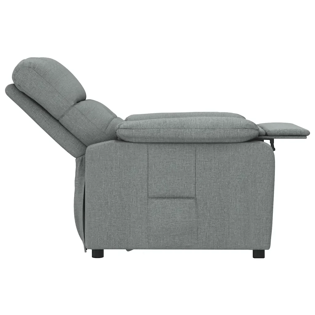Poltrona Reclinabile in Tessuto Grigio Scuro - Image 5
