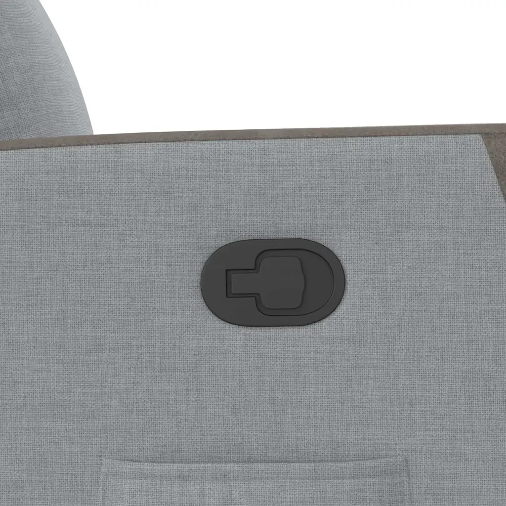 Poltrona Reclinabile in Tessuto Grigio Chiaro 4104839 - Image 8