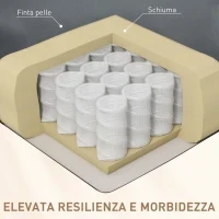 Poltrona Relax Massaggiante con Telecomando e 8 Programmi, Reclinazione e Poggiapiedi, 68x88x98cm, Grigio - Image 6