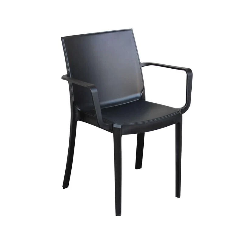 POLTRONA VICTORIA IN PLASTICA ANTRACITE 55 X 58 X H82 CM - Image 2
