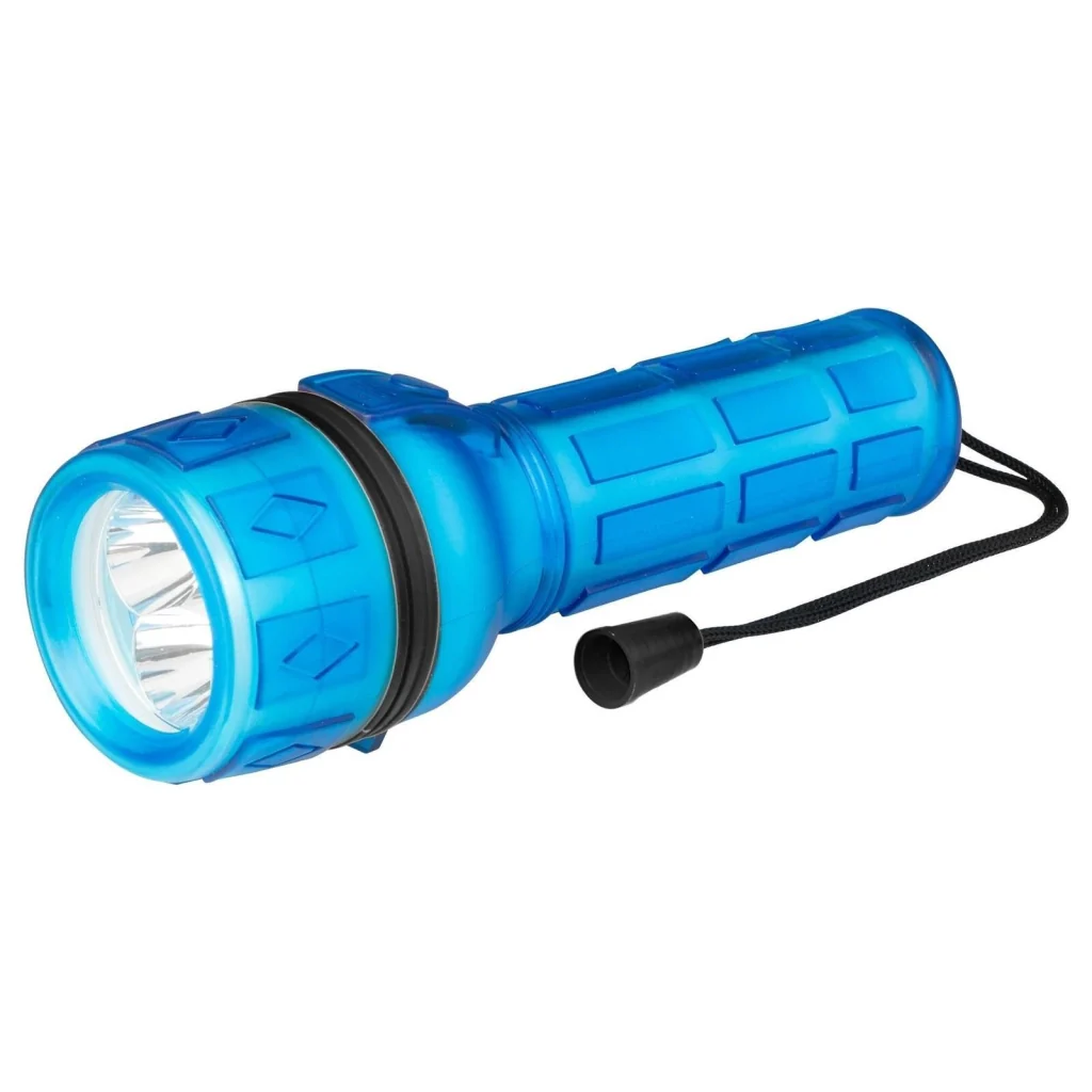 Poly Pool PP3151 Torcia a mano LED 3 LED 18 lm IP44 Gomma Antiurto colore Blu - Image 2